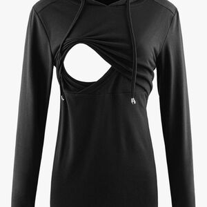 Black Hoodie Sweatshirt